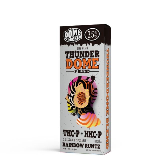 DomeWrecker Thunderdome Disposable 3.5g Rainbow Runtz (Indica)