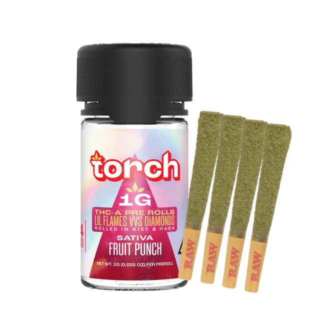 Torch Lil Flames VVS Diamonds 1g 4pc Fruit Punch