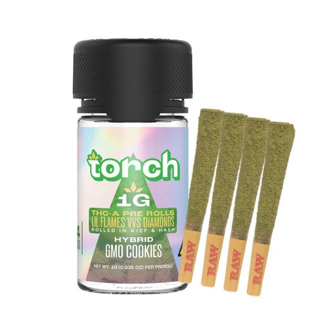 Torch Lil Flames VVS Diamonds 1g 4pc GMO Cookies