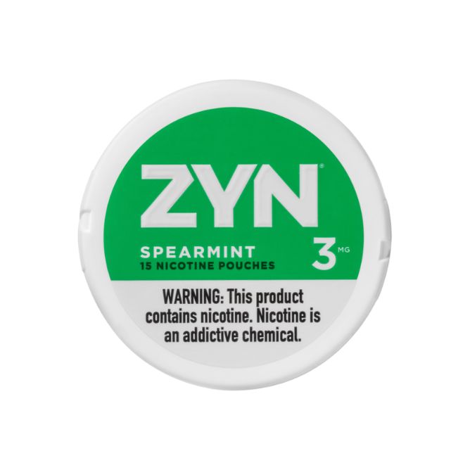 ZYN Nicotine Pouches 3mg spearmint