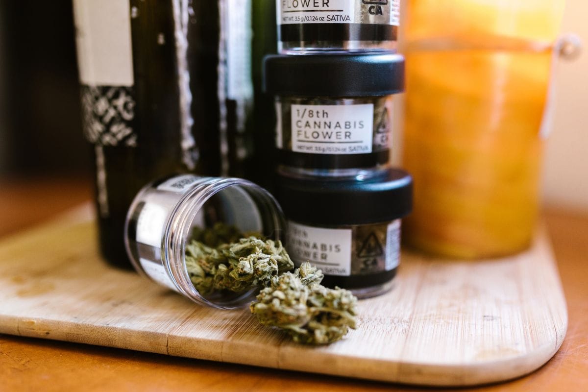 Cannabis flower ready to be shipped