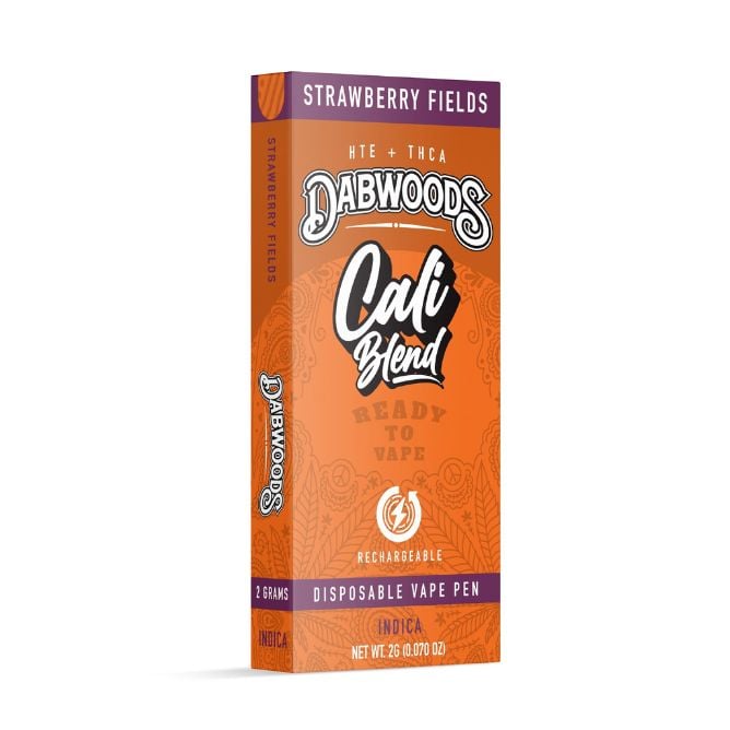 Dabwoods THCa Disposable Vape 2g Strawberry Fields (Indica)