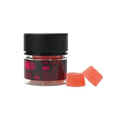 Delta-9 THC CBD Gummies 5pc by Greens & Co. Sour Watermelon