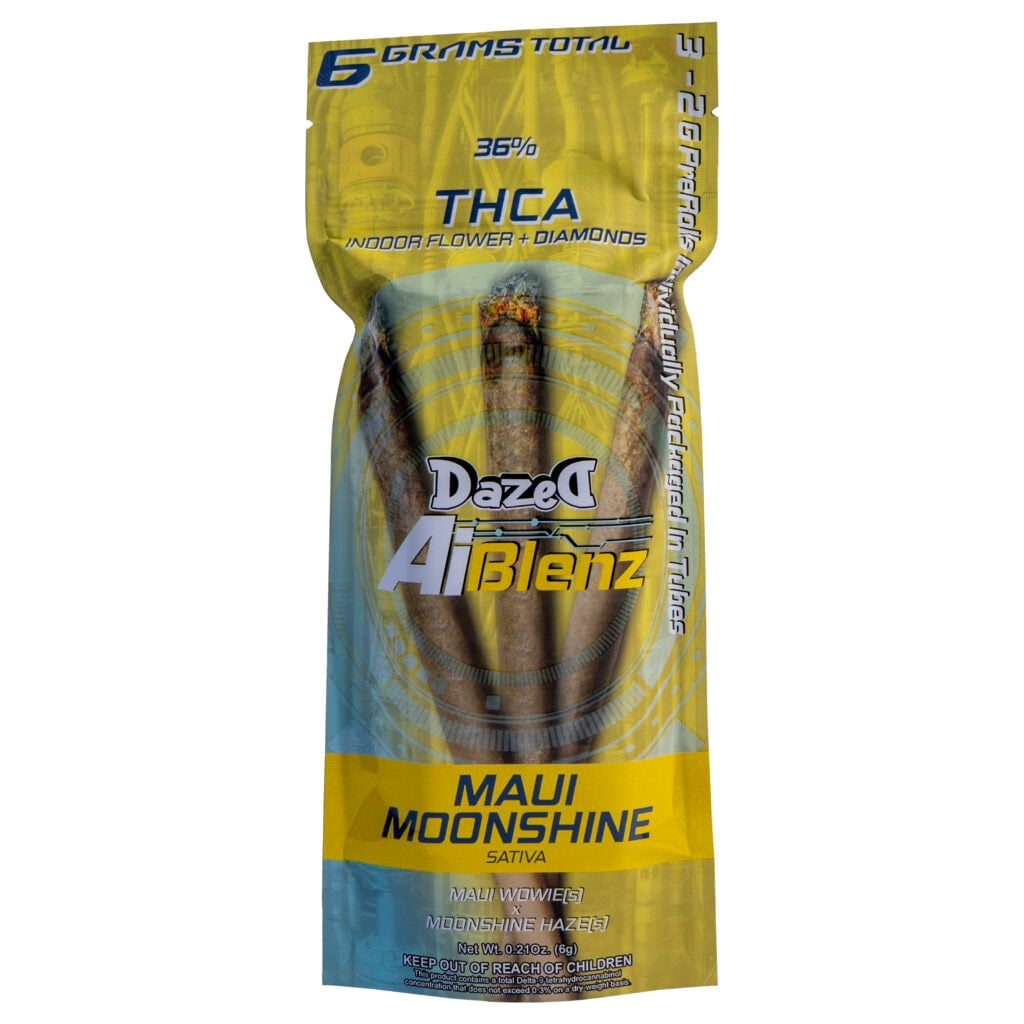 Dazed Ai Blenz THCA Pre-Roll 2g 3pk Maui Moonshine