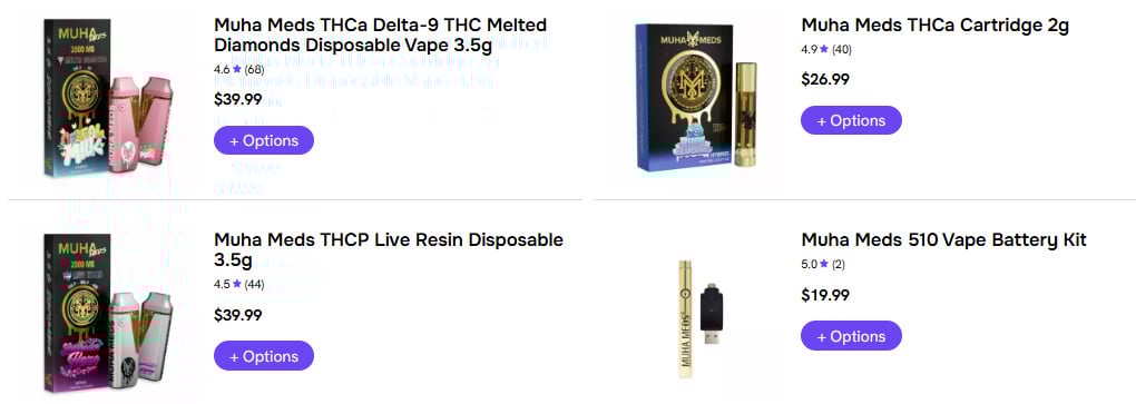 Muha Meds Vape Products on Sale