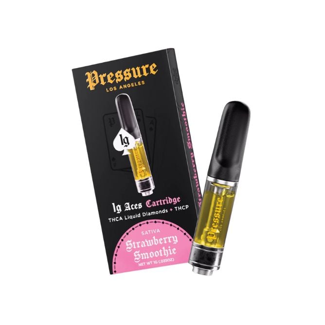 Pressure LA Aces Cartridge 1g Strawberry Smoothie