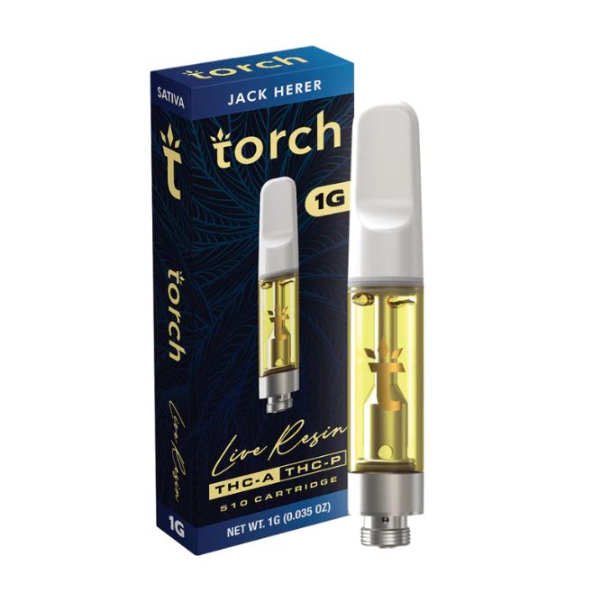 Torch THCa Live Resin Cartridge 1g Jack Herer (Sativa)