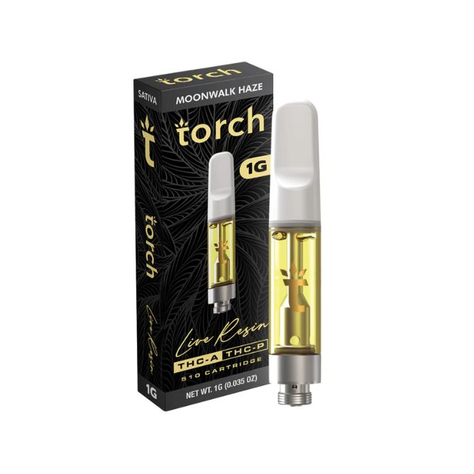 Torch THCa Live Resin Cartridge 1g Moonwalk Haze (Sativa)