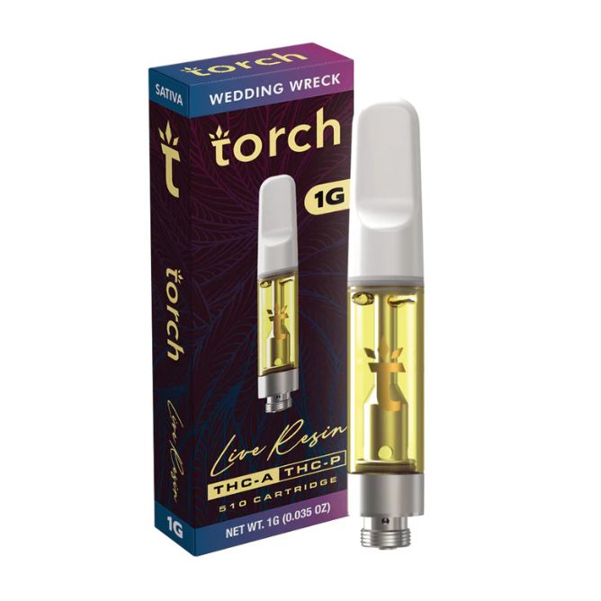 Torch THCa Live Resin Cartridge 1g Wedding Wreck (Sativa)