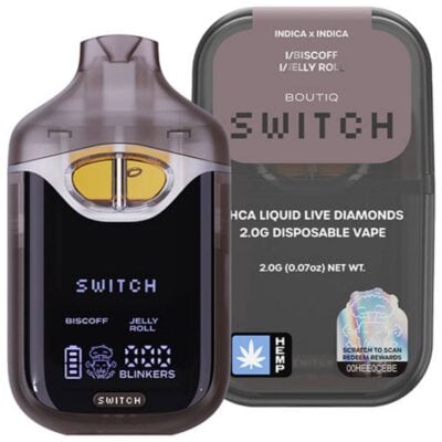 Biscoff (I) x Jelly Roll (I) - Boutiq Switch Liquid Diamond Disposable 2g