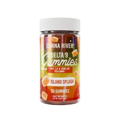 Canna River Full Spectrum Delta-9 THC Gummies 30pc Canna River Full Spectrum D9 Gummies 30pc - Island Splash