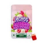 Hidden Hills Pack A Punch THCP Gummies 5pk 100mg Lychee Raspberry (Hybrid)