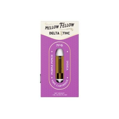 Mellow Fellow Delta 8 Cartridge 1g Mellow Fellow Delta 8 Cartridges 1g Purple Punch (Indica)