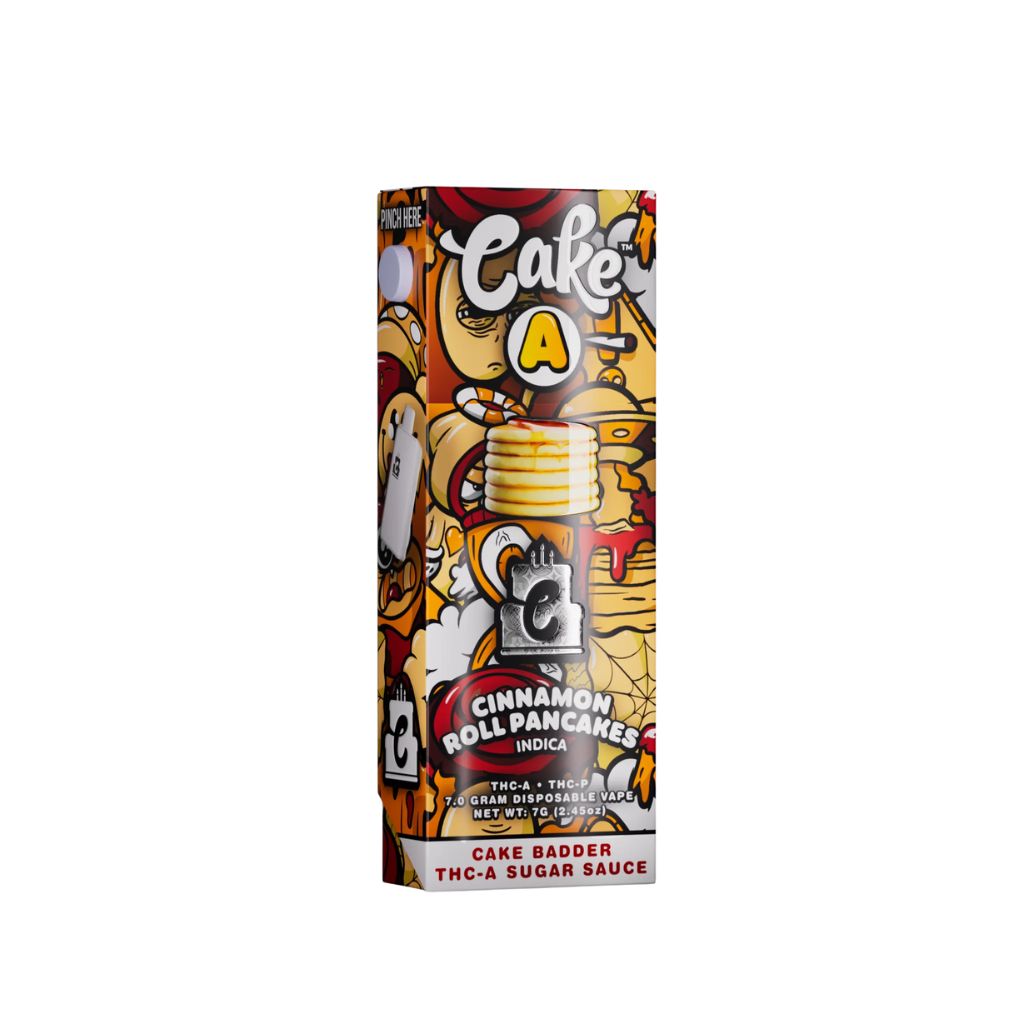 Cake A Disposable Vape 7g Cinnamon Roll Pancakes (Indica)