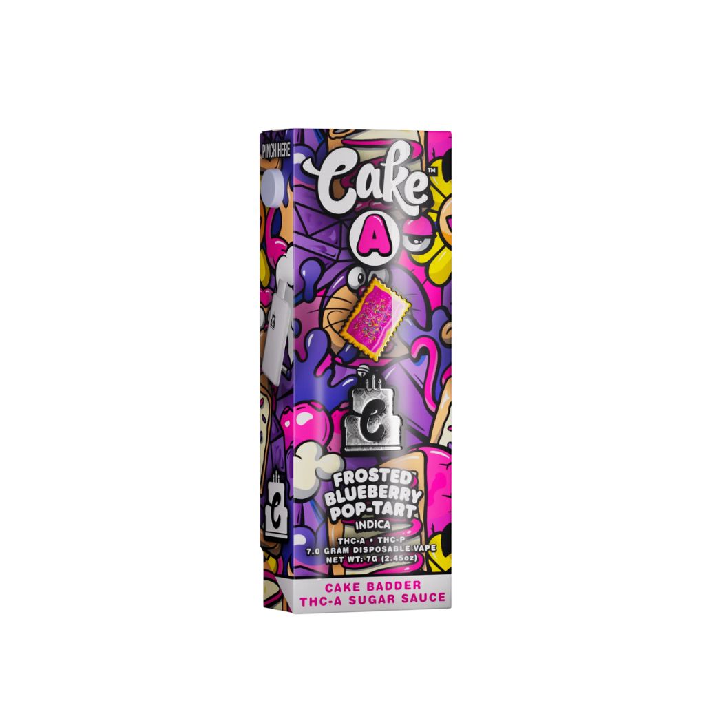 Cake A Dispsoable Vape 7g - Frosted Blueberry Pop-Tart (Indica)