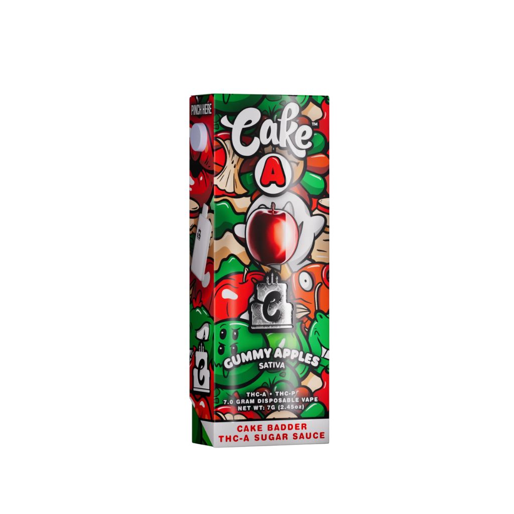 Cake A Disposable Vape 7g Gummy Apples (Sativa)