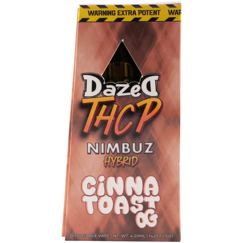 Dazed Nimbuz THCP Disposable 4.2g Cinna Toast OG (Hybrid)