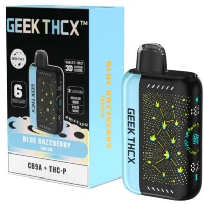 Geek THCX Pulse X CB9A THCP Disposable 6g Geek THCX Pulse X CB9A THCP Disposable 6g - Blue Razzberry (Indica)
