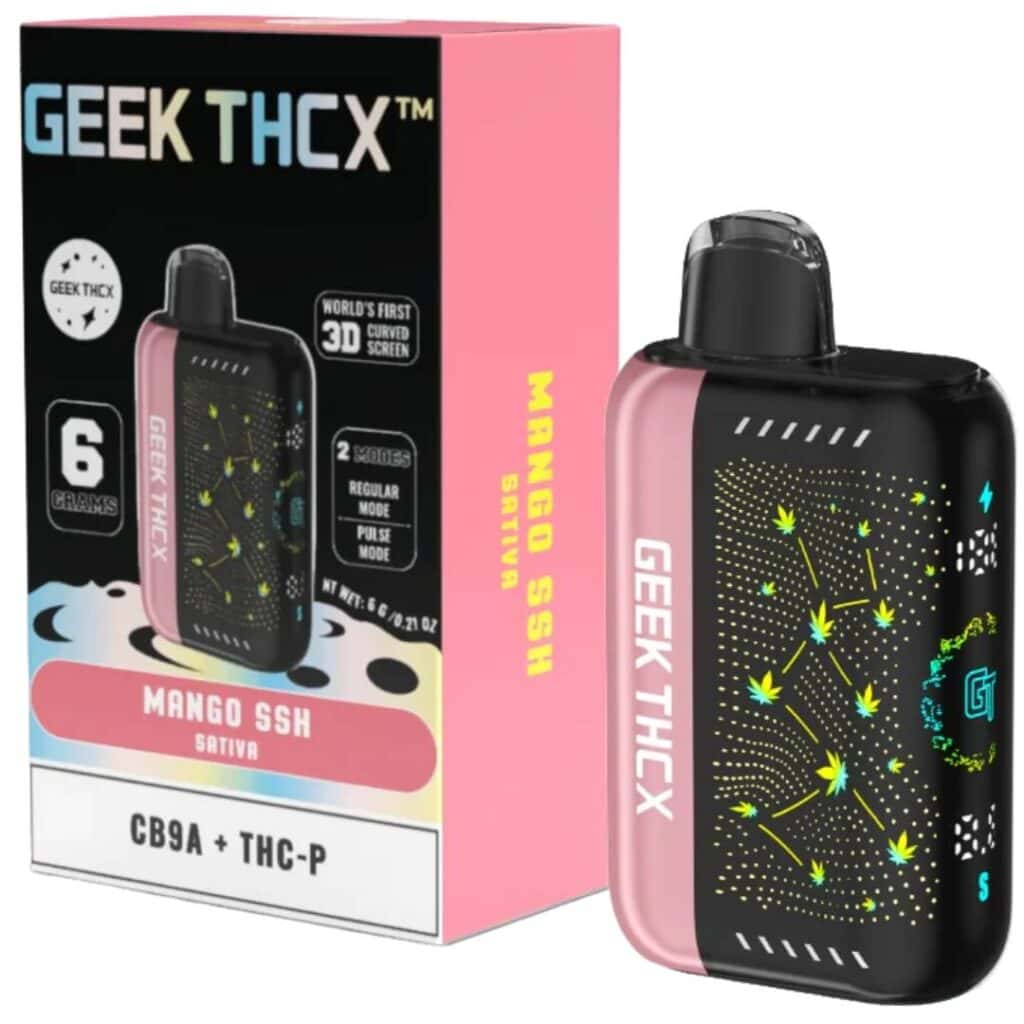 Geek THCX Pulse X CB9A THCP Disposable 6g Mango SSH (Sativa)