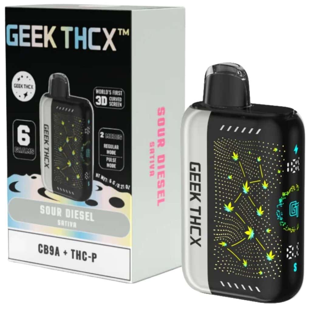 Geek THCX Pulse X CB9A THCP Disposable 6g Sour Diesel (Sativa)