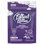 Lifted Lollies 150mg D9 Infused Suckers 5pk - Grape