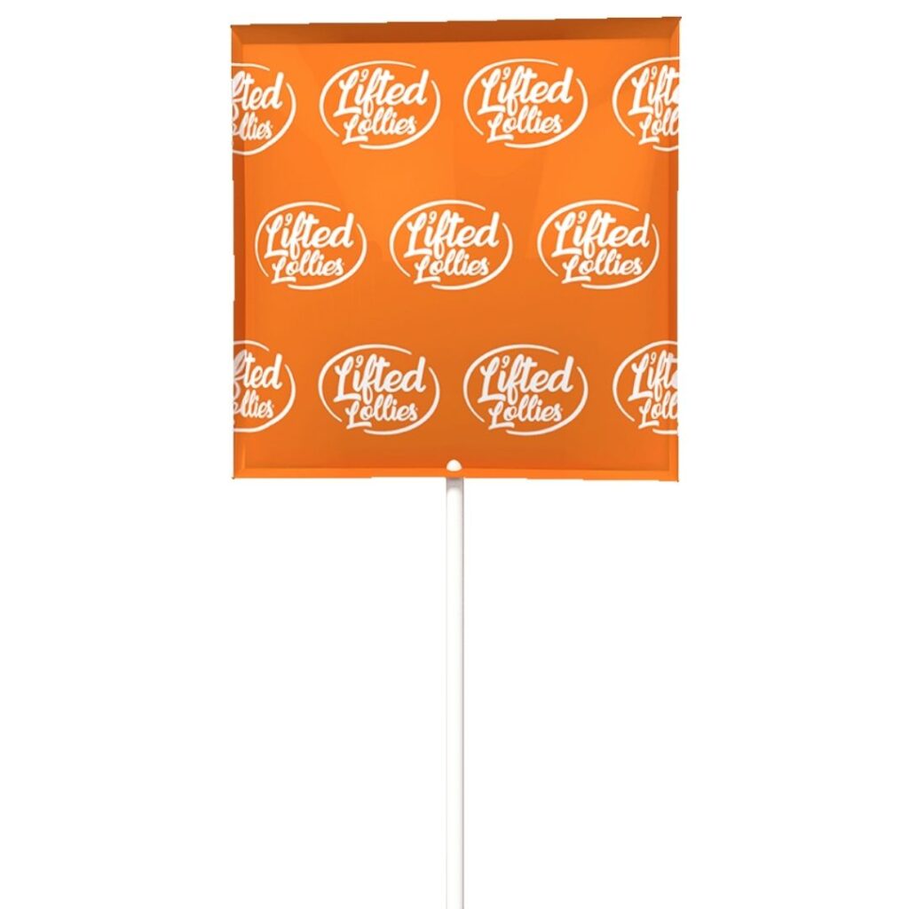 Lifted Lollies 30mg D9 Infused Suckers Mango