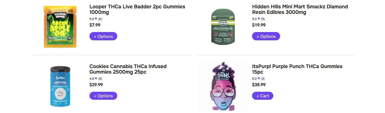 THCA gummies available for sale