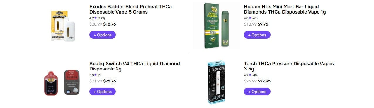 THCA products available for sale