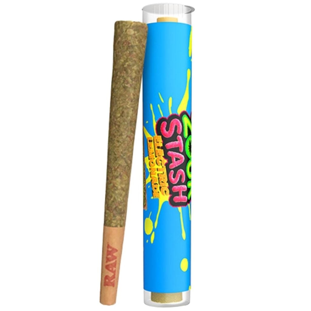 Zour Stash THCA Hash Hole Pre-Rolls 2g Electric Lemonade (Sativa)