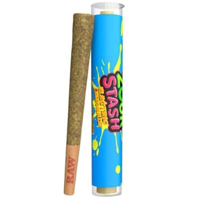 Zour Stash THCA Hash Hole Pre-Rolls 2g Zour Stash THCA Hash Hole Pre-rolls 2g - Electric Lemonade (Sativa)
