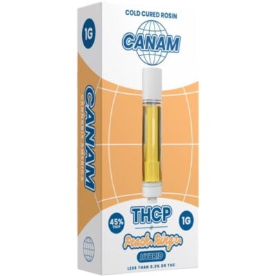 CANAM THCP Cartridge 1g CANAM THCP Cartridge 1g - Peach Ringz (Hybrid)