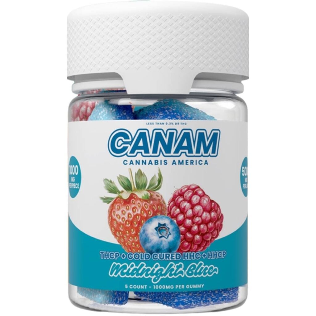 CANAM THCP Gummies 5000mg 5pc Midnight Blue