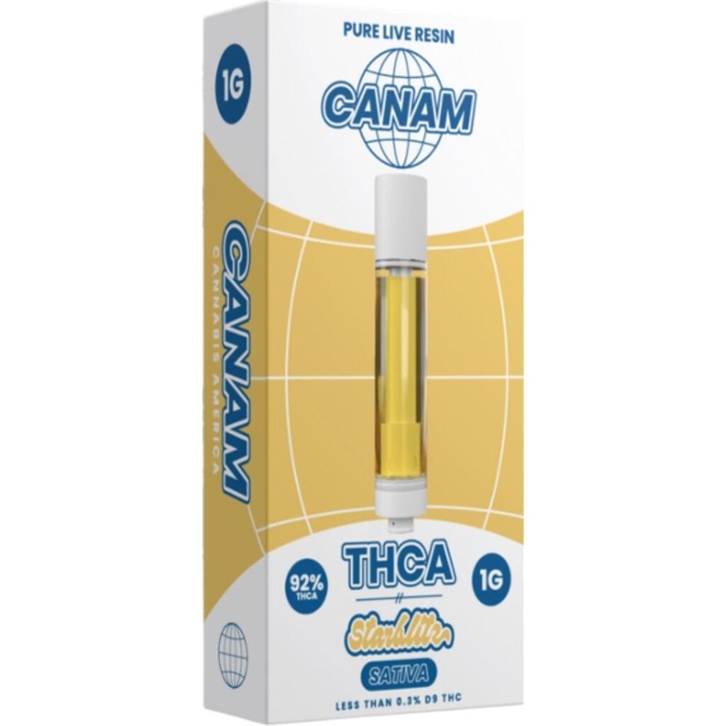 CANAM THCa Cartridge 1g Starblitz (Sativa)