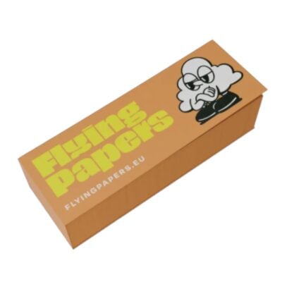 Flying Papers King Size Rolling Papers and Tips 33pc Flying Papers King Size Rolling Papers and Tips 33pc - Brown