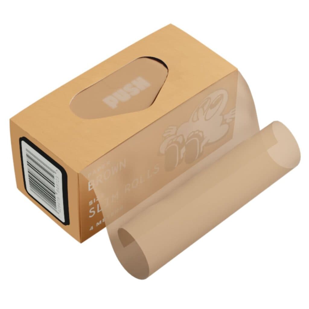 Flying Papers Paper Rolls and Tips Brown