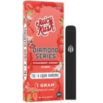 Juicy Kush THCa Diamond Series Disposable 1g - Strawberry Sherbet (Hybrid)