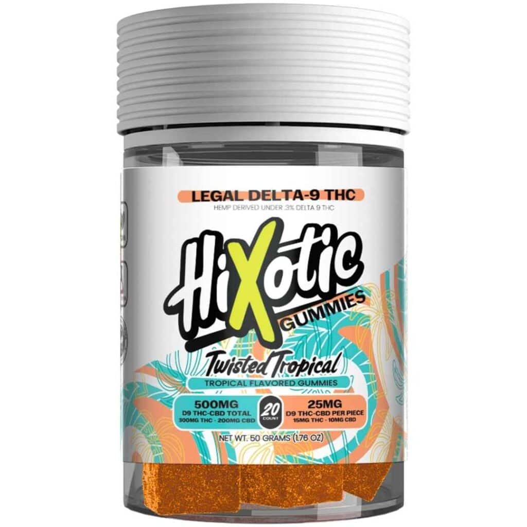 HiXotic Delta-9 THC Gummies 20ct Twisted Tropical