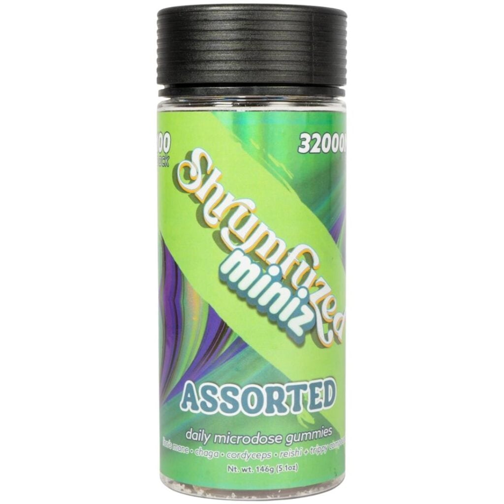Shrumfuzed Nootropic Mushroom Miniz 100ct Assorted Flavors