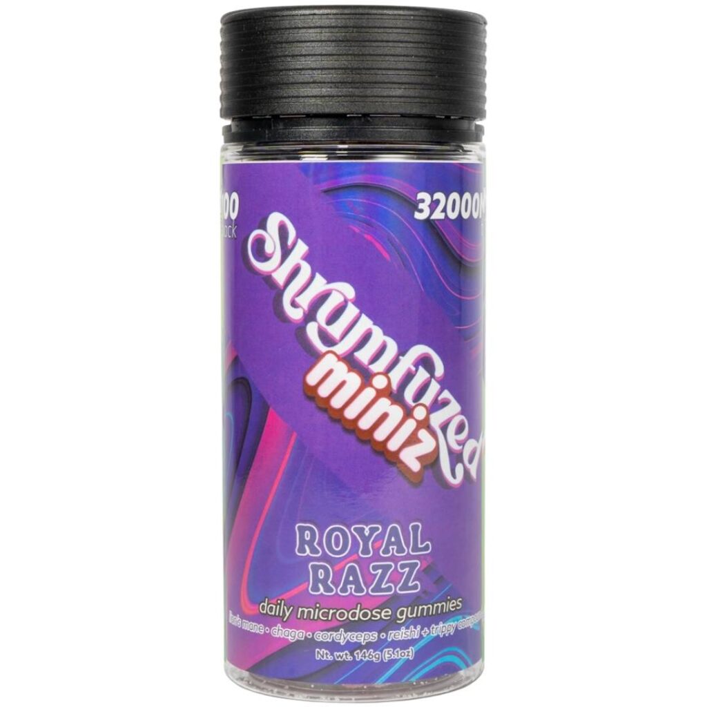 Shrumfuzed Nootropic Mushroom Miniz 100ct Royal Razz