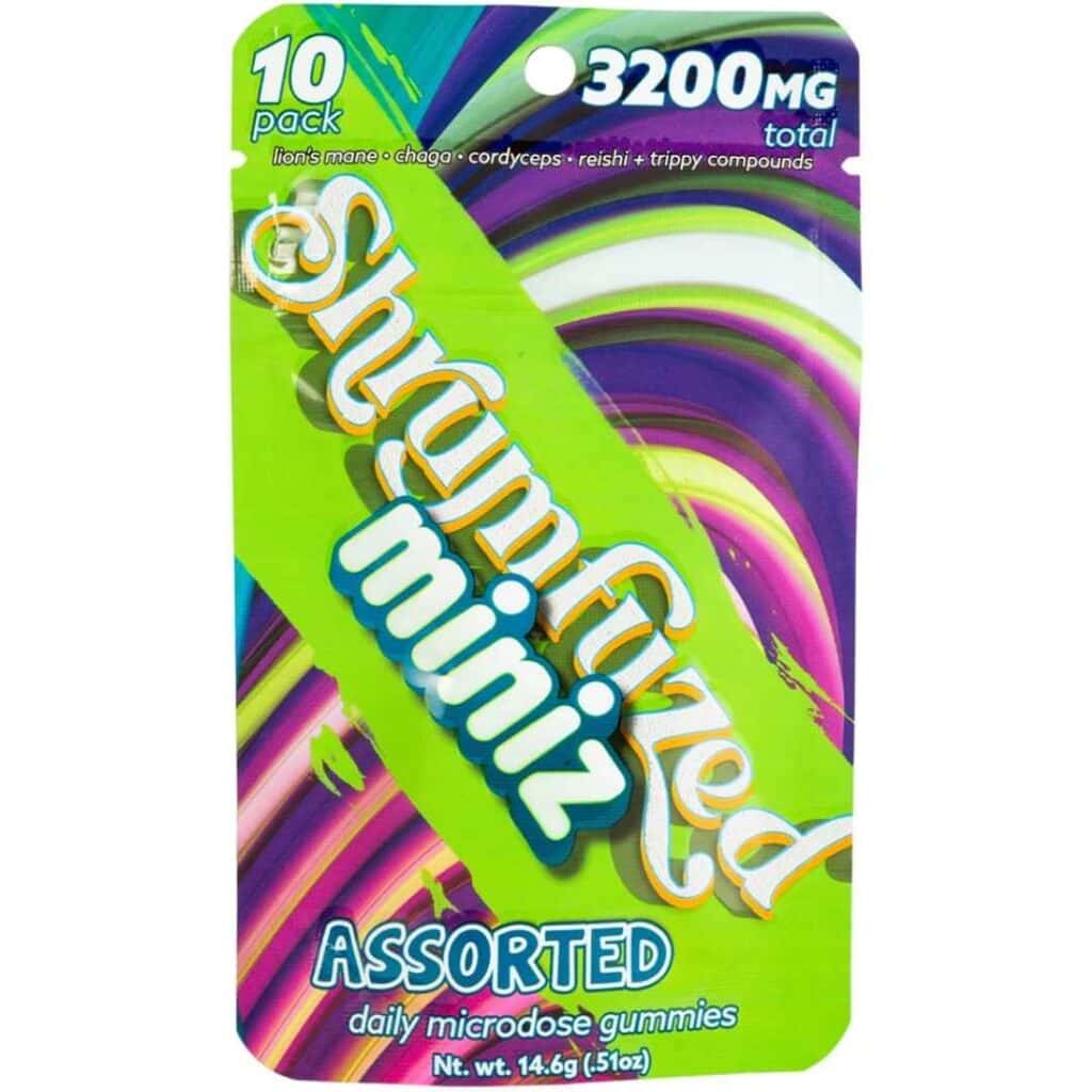 Shrumfuzed Nootropic Mushroom Miniz 10ct Assorted Flavors