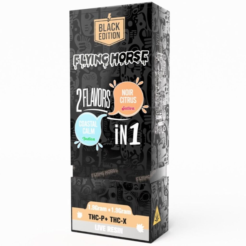 Flying Horse Black Edition Disposable 3.8g - Coastal Calm (I) + Noir Citrus (S)