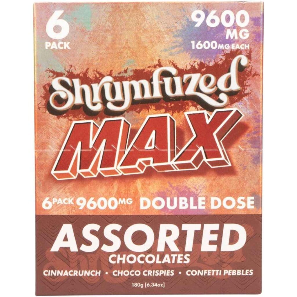 Shrumfuzed MAX Nootropic Mushroom Chocolates 6ct Assorted