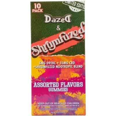 Dazed & Shrumfuzed Delta-9 + Nootropics 10ct Dazed & Shrumfuzed Delta-9 + Nootropics 10ct - Assorted