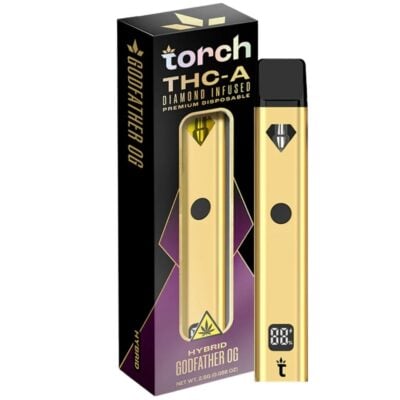Torch THCa Diamond Infused Premium Disposable 2.5g Torch THCa Diamond Infused Premium Disposable 2.5g - Godfather OG (Hybrid)